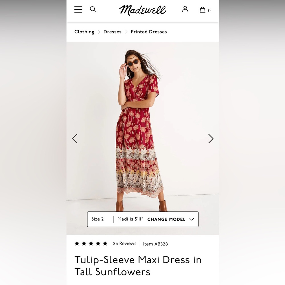 Madewell Tulip Maxi Dress